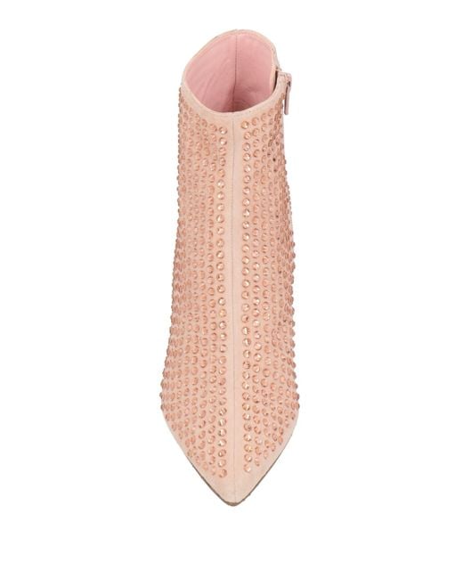 Ras Pink Ankle Boots