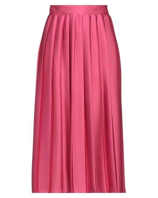 Kaos Pink Midi Skirt