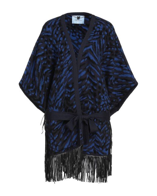 Blumarine Blue Jacke, Mantel & Trenchcoat