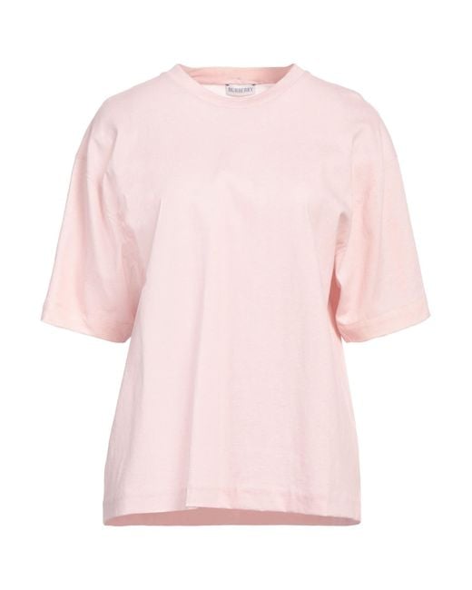 Burberry Pink Light T-Shirt Cotton