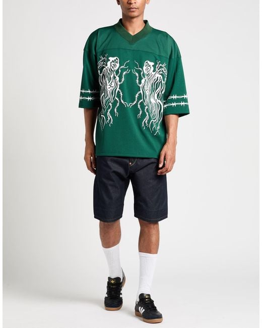 Warren Lotas Green T-Shirt Polyester for men
