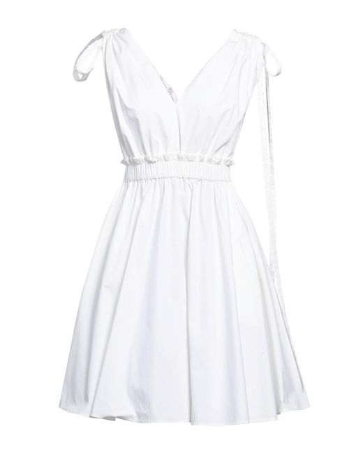 RED Valentino White Mini-Kleid