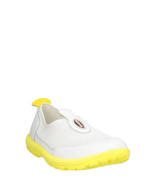 Diemme Yellow Sneakers Leather, Textile Fibers for men