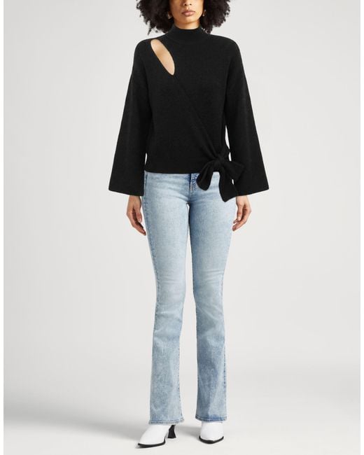 Akep Black Turtleneck Polyacrylic, Polyamide, Wool, Viscose