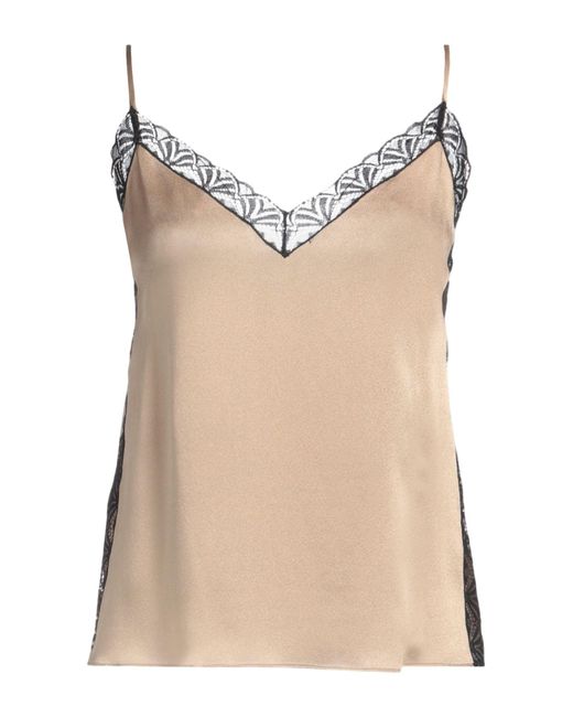 Alberta Ferretti Natural Top