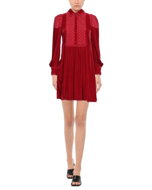 Giovanni bedin Red Mini Dress