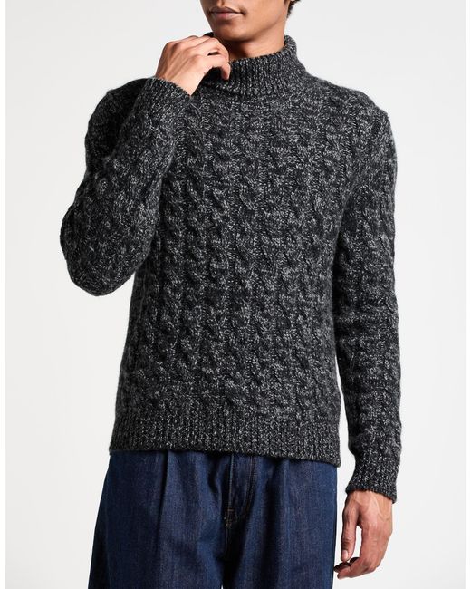 Fedeli Black Turtleneck for men