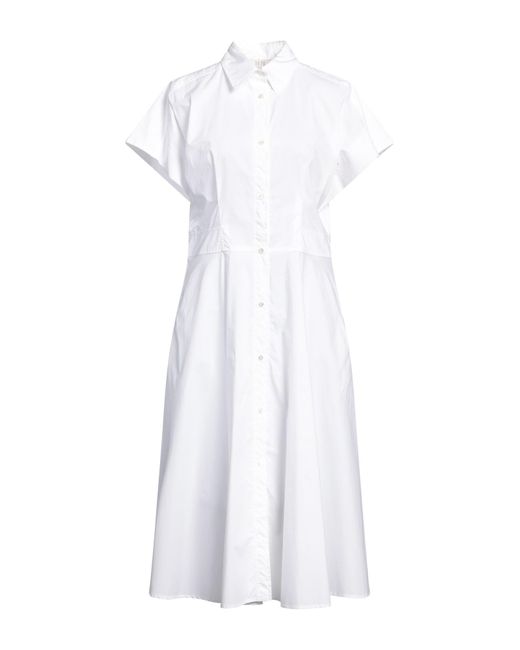 19.70 Nineteen Seventy White Midi Dress