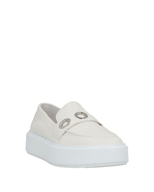 Frau White Loafer
