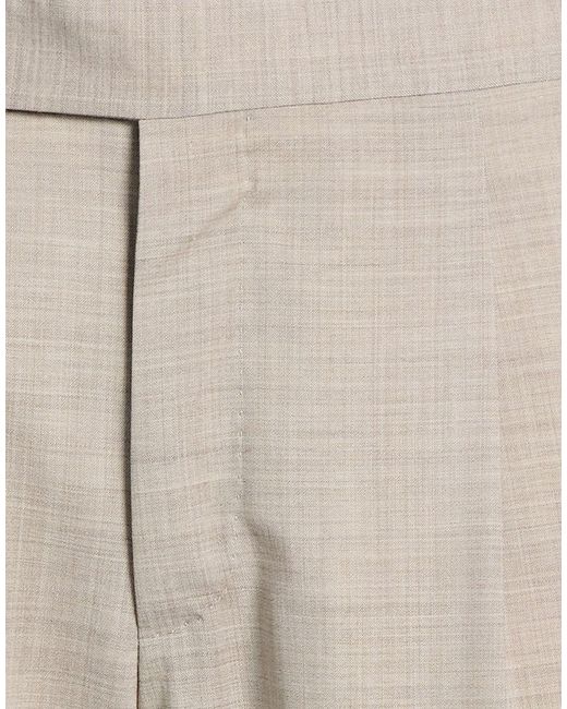 PT Torino Gray Pants Virgin Wool, Elastane for men