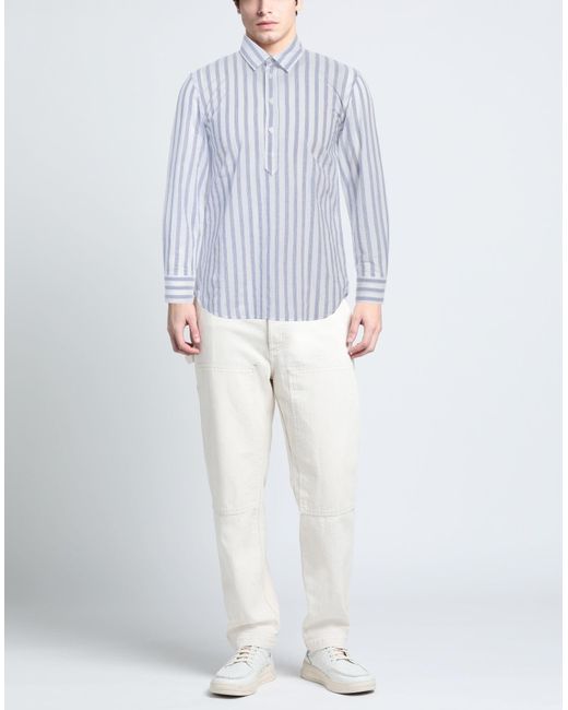 Camisa Daniele Alessandrini de hombre de color Blue