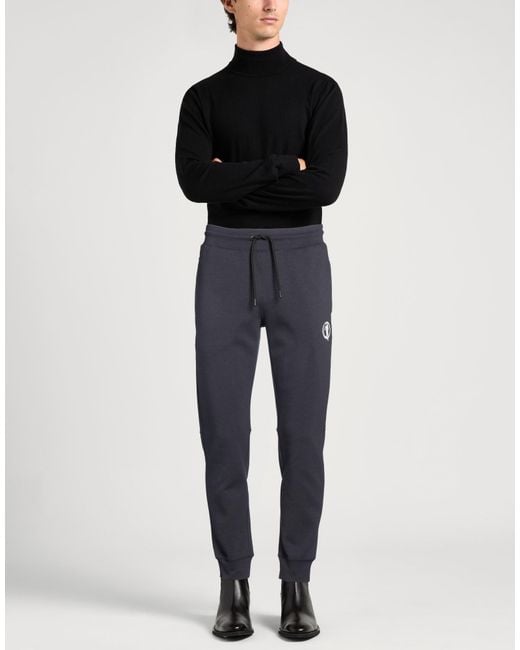Bikkembergs Blue Pants Cotton, Polyester, Lycra for men
