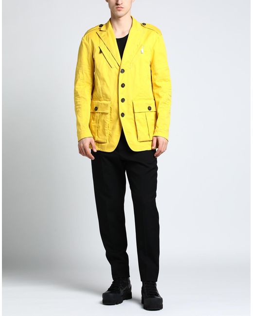DSquared² Yellow Blazer for men