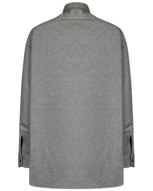 Chemise Maison Margiela pour homme en coloris Gray