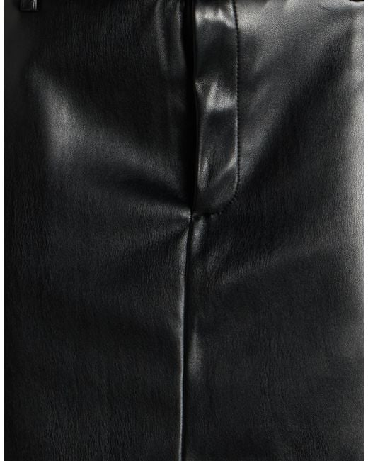 ViCOLO Black Mini Skirt Polyester, Polyurethane
