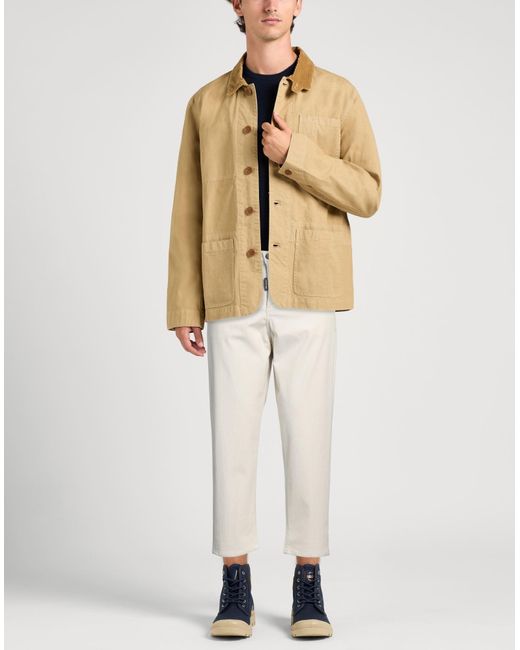 Takeshy Kurosawa White Pants Polyester for men