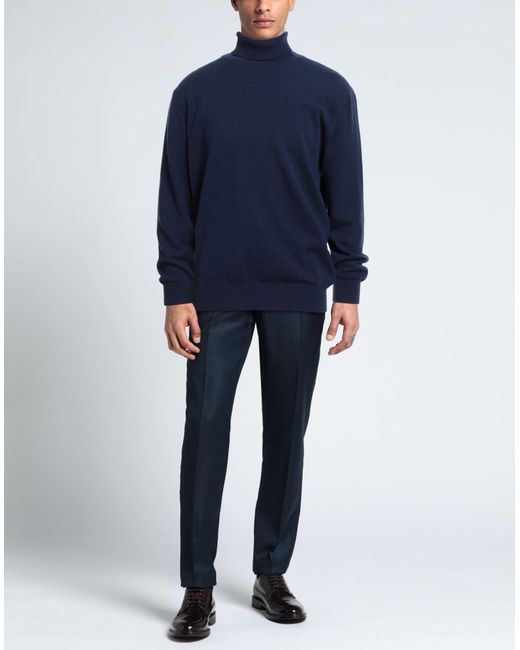 SUITE 191 Blue Turtleneck for men
