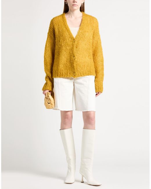 Weekend by Maxmara Yellow Cardigan