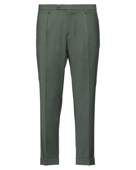 MICHELE CARBONE Green Trouser for men