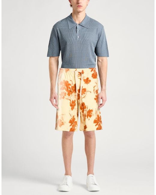 Jil Sander Orange Shorts & Bermuda Shorts for men