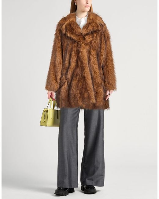 Stand Studio Brown Shearling & Teddy