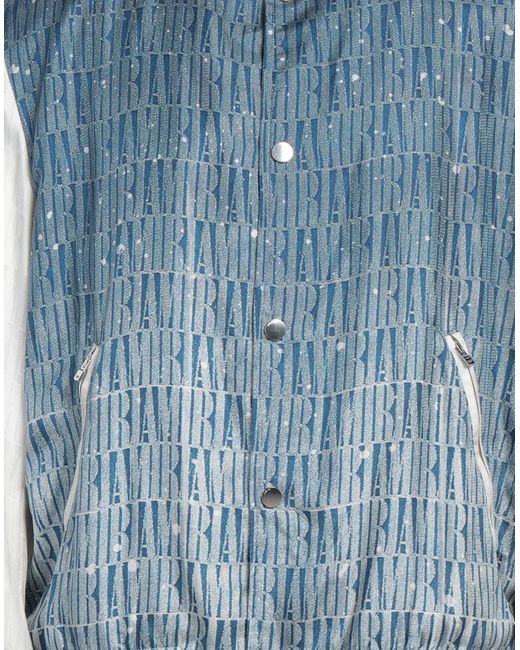 Amiri Blue Jacket Silk for men