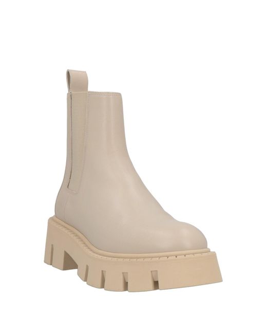 COPENHAGEN Natural Ankle Boots Calfskin
