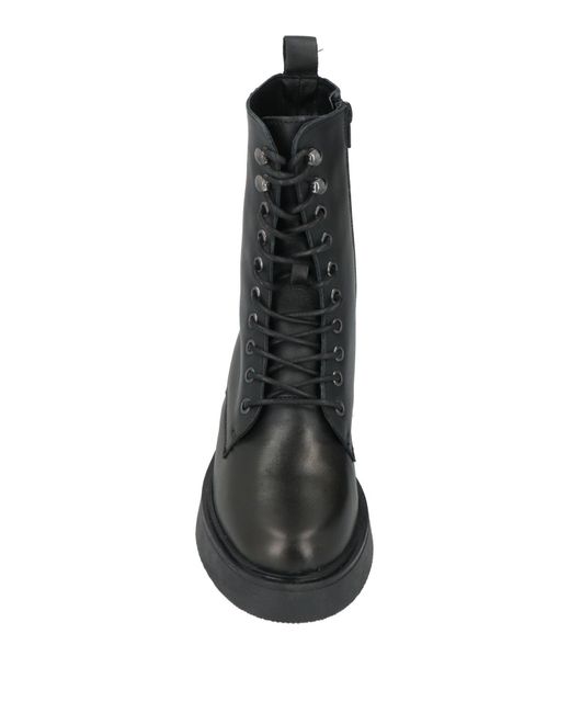 Cinzia Soft Black Ankle Boots Synthetisches Material