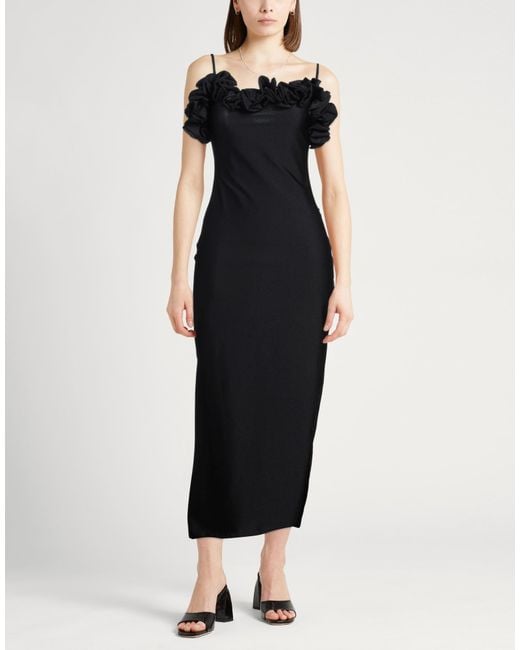 Coperni Black Midi Dress Polyamide, Elastane