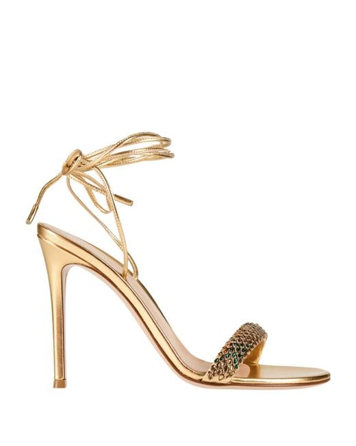 Gianvito Rossi Metallic Sandals