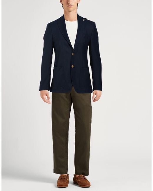 Manuel Ritz Blue Blazer for men
