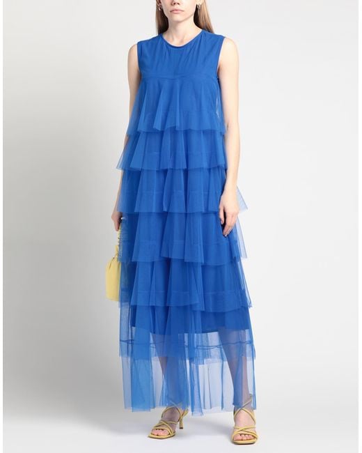 Shirtaporter Blue Maxi-Kleid