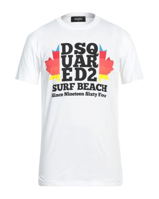DSquared² White T-shirt for men