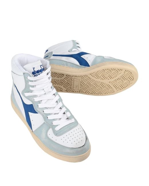 Diadora Blue Trainers for men