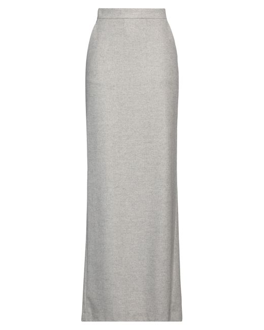 ANDAMANE Gray Maxi Skirt