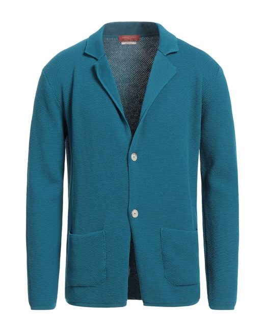 Daniele Fiesoli Blue Blazer for men