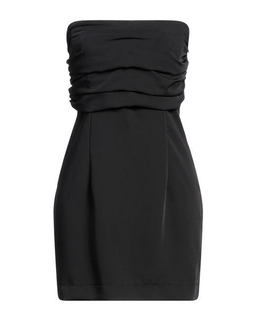 Haveone Black Mini Dress