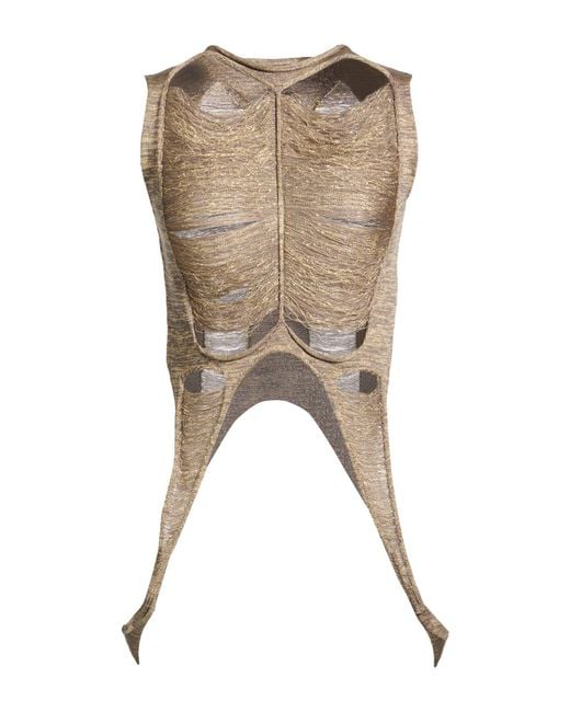 Top Rick Owens de color Natural