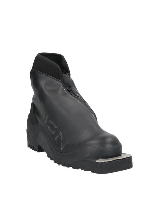 Demon Black Ankle Boots for men