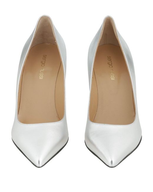 Sergio Rossi White Pumps Leather