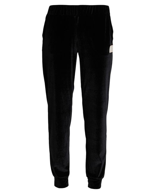 EA7 Black Pants Polyester, Elastane