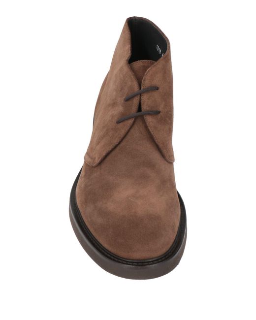 Doucal's Brown Ankle Boots for men