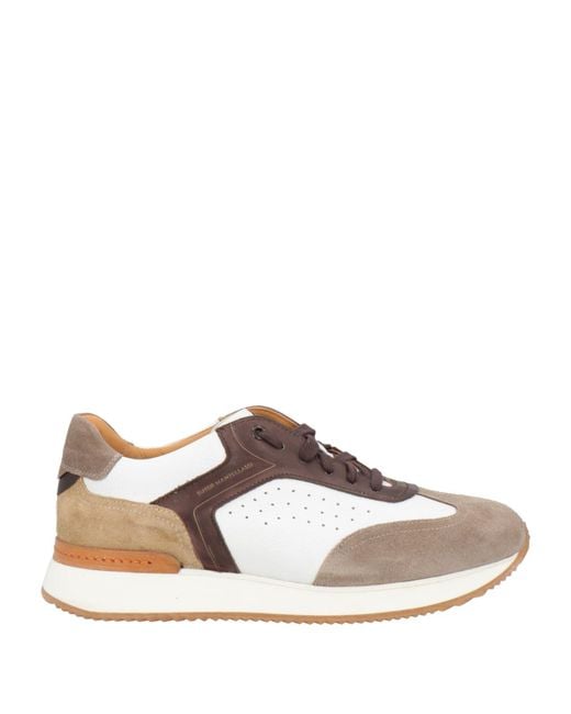 Sutor Mantellassi Brown Sneakers Leather for men