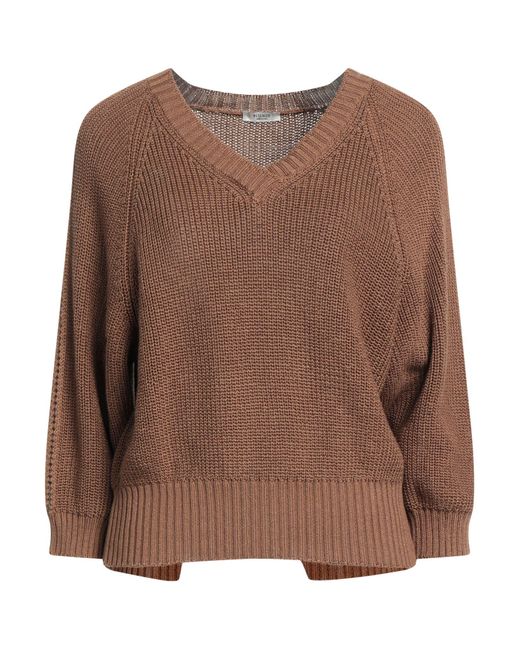 Peserico Brown Pullover