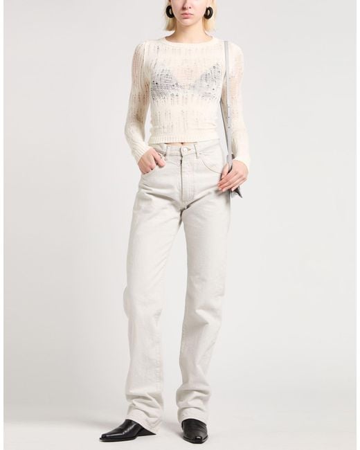 Isabel Benenato White Sweaters