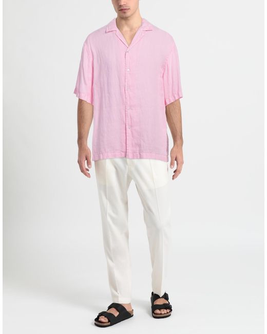 Camisa Grifoni de hombre de color Pink