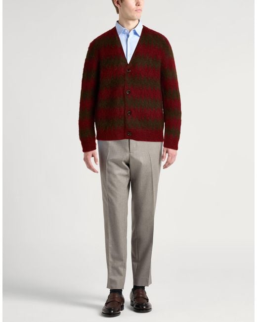 Lardini Red Cardigan for men