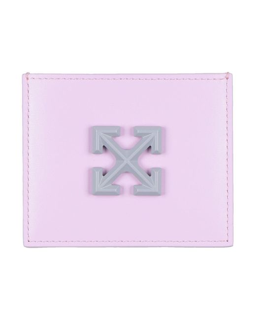 Off-White c/o Virgil Abloh Pink Off- -- Lilac Document Holder Leather