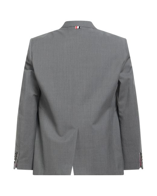 Thom Browne Gray Blazer Wool for men