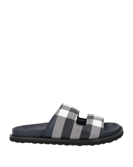 Burberry White Midnight Sandals Leather for men
